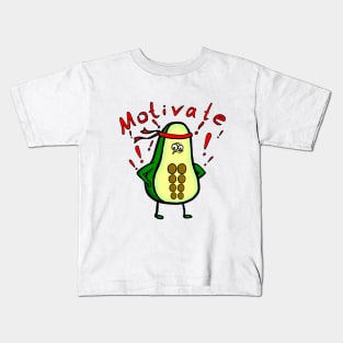 Motivation avocado Kids T-Shirt